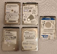 5x 500 GB. 2,5 Zoll SATA Festplatten Stuttgart - Zuffenhausen Vorschau