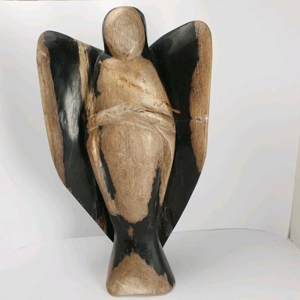 Schutzengel aus versteinerten Holz ( 28 x 15 x 9 cm ) 3,8 kg in Recklinghausen