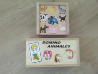 Domino, Memory, Tiere, Holz, Spiele, Lernen Sachsen-Anhalt - Halle Vorschau