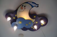 Kinderzimmer - Lampe Wolken, Mond und Sterne Bayern - Schernfeld Vorschau