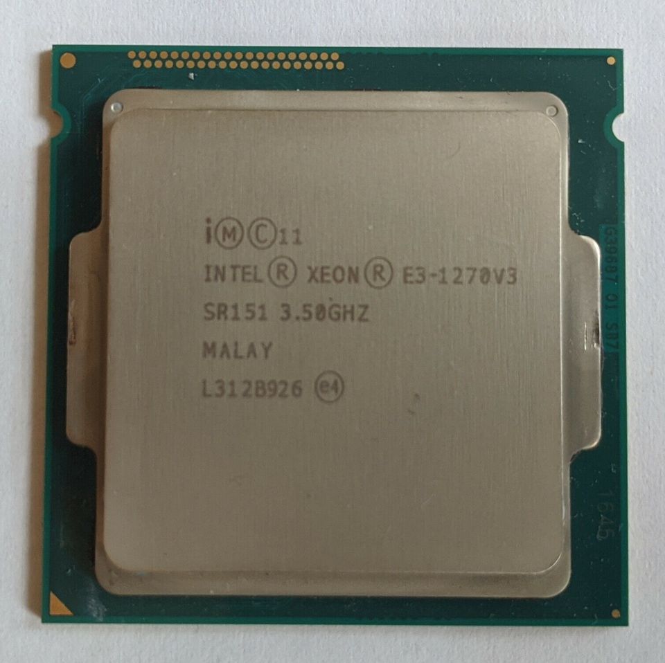 Intel CPU Prozessor * XEON E3-1270 v3 * Quadc. 3.50 GHz, LGA 1150 in Düsseldorf