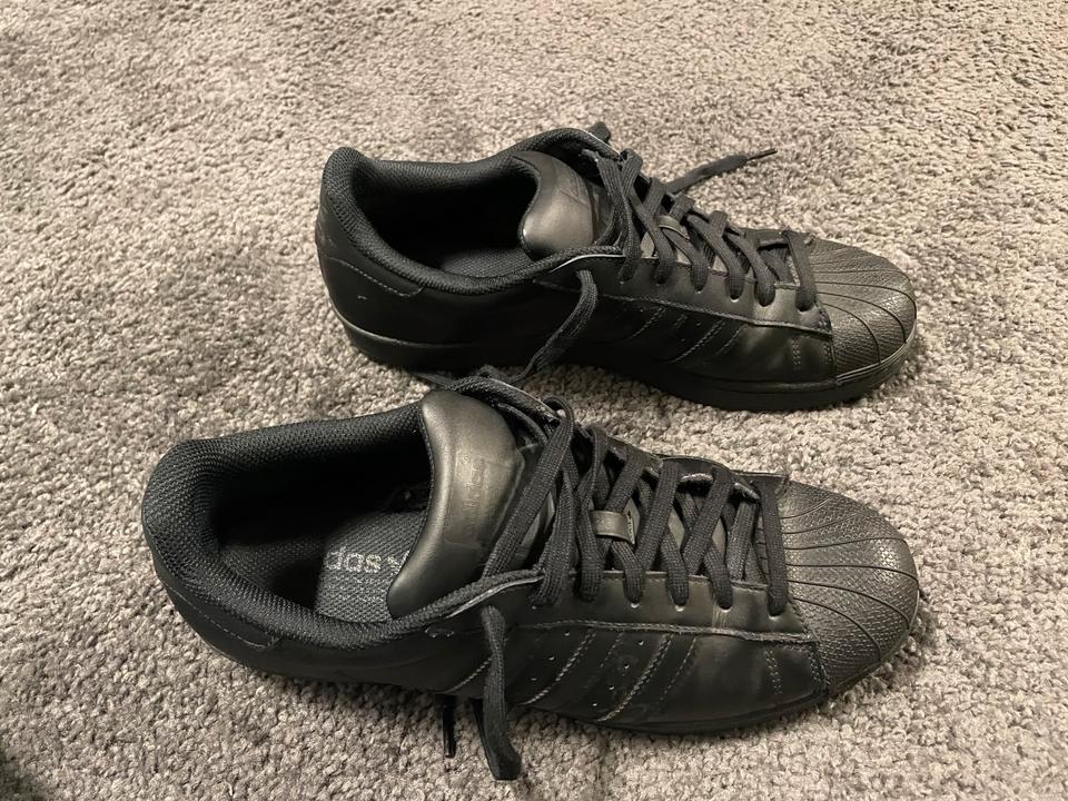 Adidas Originals Superstar Herren Sneaker Gr. 45 1/3 Black in Rehburg