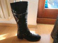 Schwarze Lederstiefel | Echtleder Baden-Württemberg - Tamm Vorschau