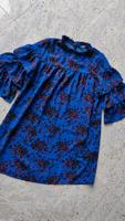 Only M 38 Kleid Sommerkleid blau schwarz Blumen Muster Rüschen Niedersachsen - Damme Vorschau