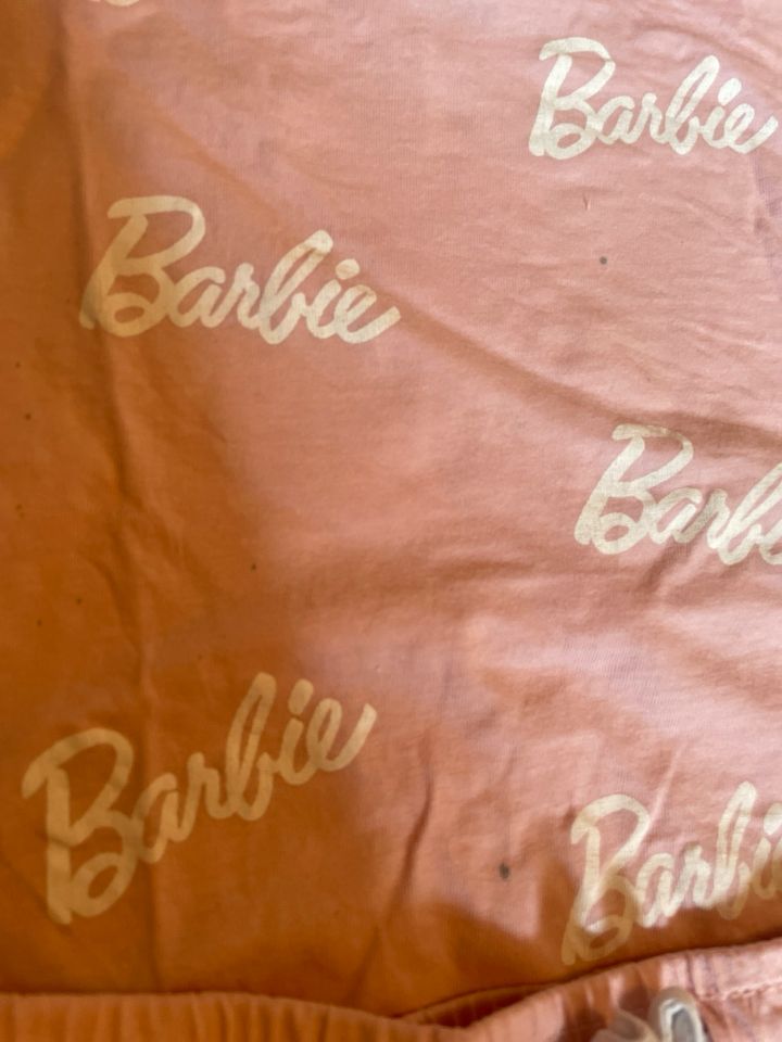 Schlafanzug kurzarm Gr.122/128 Schiesser Barbie in Hungen