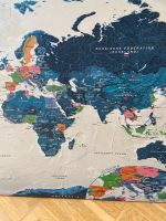 Rubbel Weltkarte auf Holz 90x45 cm Wandsbek - Hamburg Bramfeld Vorschau
