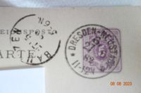 Postkarte Deutsche Reichspost 1882 gestempelt Sachsen - Elstra Vorschau