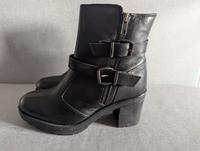 Neue schwarze Lederstiefel von Sheego Gr.39 inkl. Originalkarton Hamburg-Mitte - Hamburg Hamm Vorschau