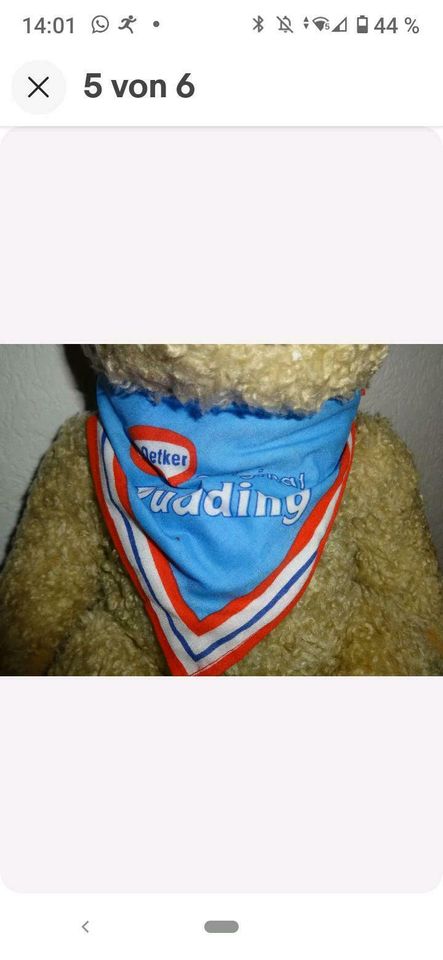 Teddybär von Dr. Oetker - original in Braunsbedra