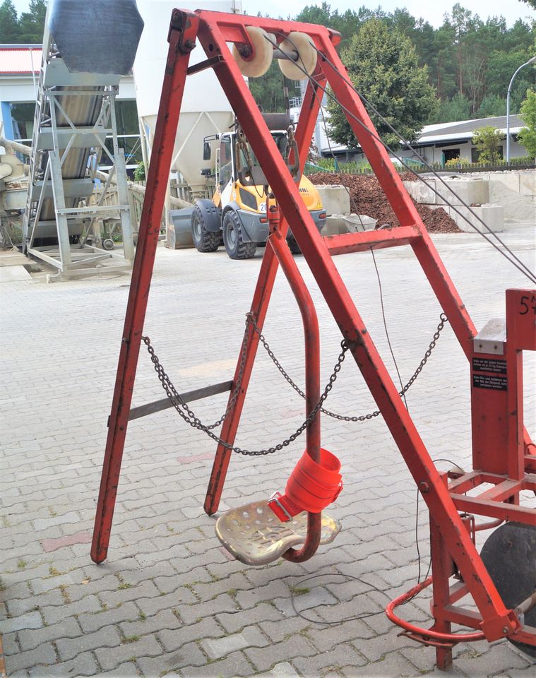 Einfahrgerät Abseilgerät Winde für Silo Bunker Schacht Grube 50m in Hohen Neuendorf