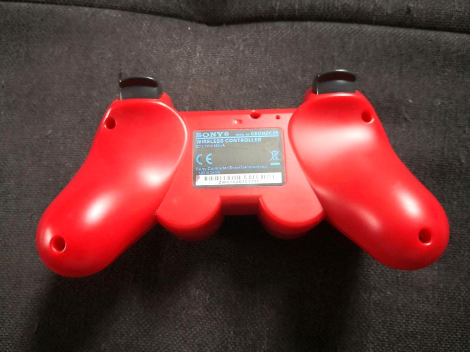 Dualshock 3 Controller für Playstation 3 in rot in Weidenberg