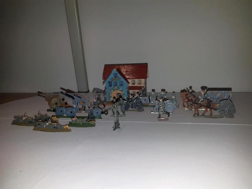Zinnsoldaten 2.WK Wehrmacht 1.WK Deutsche Soldaten Zinnfiguren in Oberschöna
