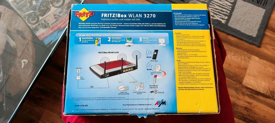 FRITZBOX WLAN 3270 DSL in Roth