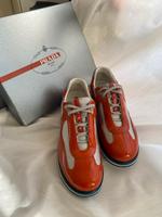 PRADA Sneaker - VENICE BIKE 1 — Lackleder orange blau 39 Nordrhein-Westfalen - Neuss Vorschau