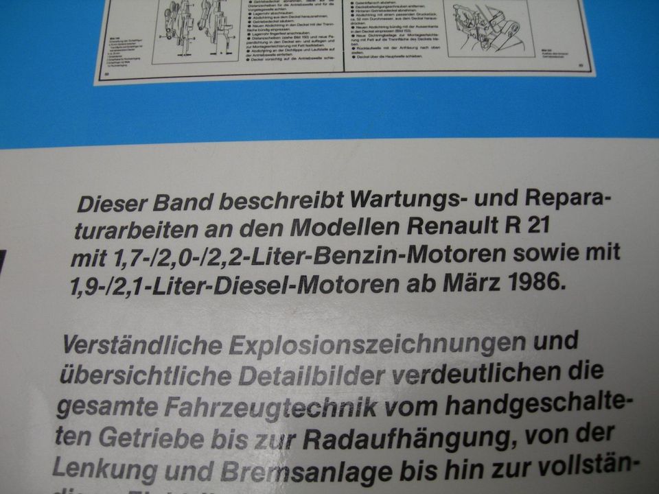 Renault R21 R 21 Benzin Diesel Reparaturanleitung Bucheli TOP in Passau