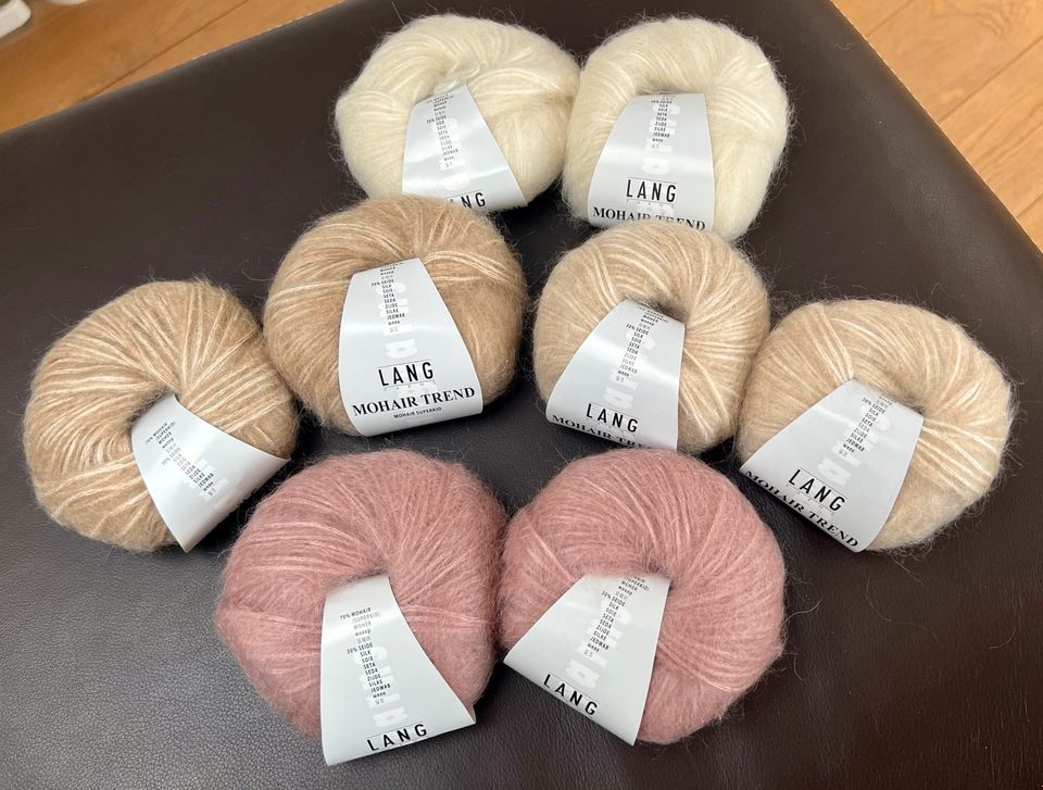 Wolle/ Garn Mohair Trend von Lang Yarns - verschiedene Farben in Frankfurt am Main