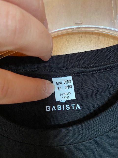 Babista Shirt Herren Größe 56/58 XXL schwarz in Gütersloh