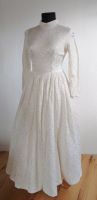 Hochzeitskleid 1960er, Vintage, weiß, mit Unterkleid, Größe S Nordrhein-Westfalen - Gevelsberg Vorschau