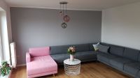 Sofa - in grau / rosa Hessen - Weimar (Lahn) Vorschau