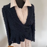 Armani Jacke Strickjacke Gr.38 - mit Wolle - dunkelblau Wandsbek - Hamburg Duvenstedt  Vorschau