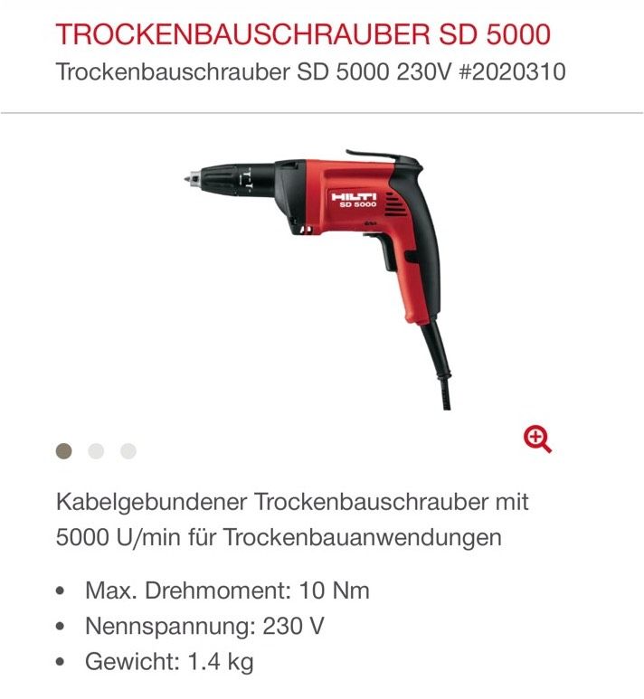 Schnellbauschrauber Makita FS6300 + Hilti SD5000 in  Friedrichshain-Kreuzberg - Kreuzberg | eBay Kleinanzeigen ist jetzt  Kleinanzeigen