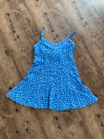 Tally Weijl kurzes Sommerkleid Größe XS blau mit Blumenaufdruck Baden-Württemberg - Wäschenbeuren Vorschau