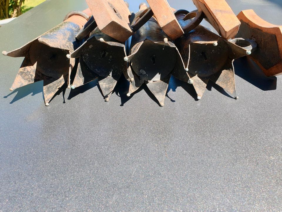 4 Holz/Metall Wand Kerzenhalter in Erndtebrück