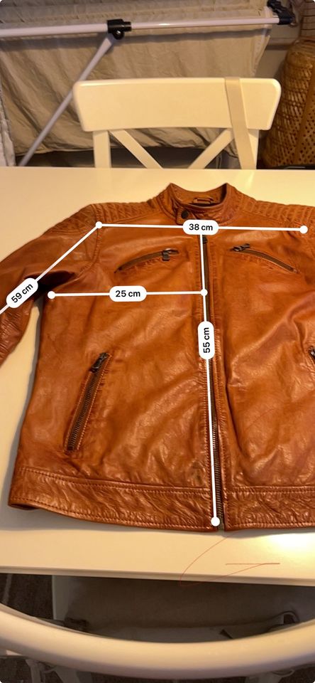 Lederjacke Capitano Cognac Gr. M Herren in Essen