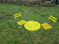 2 gelbe Gartenstühle + Tisch Brandenburg - Oderaue Vorschau