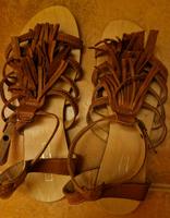 5th Avenue Sandalen braun cognac Fransen Gr. 38 Sachsen-Anhalt - Blankenburg (Harz) Vorschau