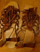 5th Avenue Sandalen braun cognac Fransen Gr. 38 Sachsen-Anhalt - Blankenburg (Harz) Vorschau