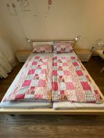 Bett Doppelbett 160*200 mit Nachtschränkchen Schlafzimmer Niedersachsen - Langen Emsland Vorschau