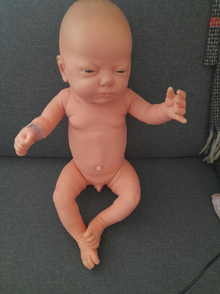 Berjusa Baby Puppe Neugeborenen Junge in Düsseldorf