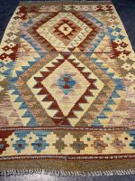 Afghan Kelim 124x81 Kilim Handarbeit rug flahgewebt carpet Wolle Berlin - Wilmersdorf Vorschau