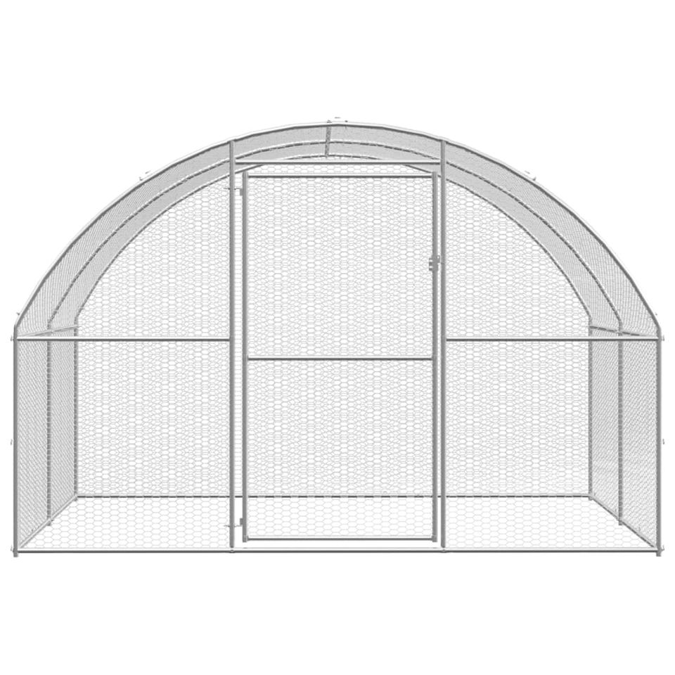 Outdoor-Hühnerstall 3x24x2m Hühnerkäfig Verzinkter Stahl mit Dach in Bad Kissingen