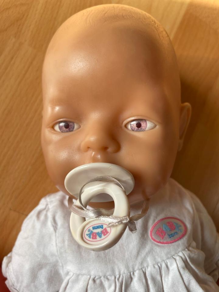 Baby Born groB Puppe von 1991 selten mit viel Zubehor