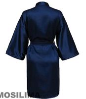 Kimono Morgenmantel blau Braut oder Brautjungfer Gr. L Hessen - Mörlenbach Vorschau