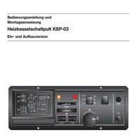 Heizkessel Schaltpult KSP - 03 mit der Geräteserie Delta + Saarland - Wallerfangen Vorschau