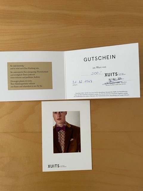 * XUITS – Maßschneider - Herrenanzug – 500 € Gutschein in Frankfurt am Main