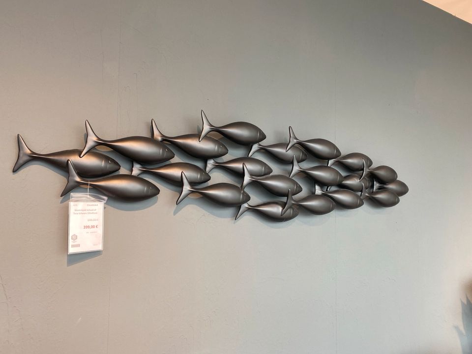 KARE Design - Wandobjekt School of Tuna Schwarz 181x41cm in Regensburg