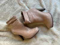 Catwalk Stiefeletten rosé / nude 36 Velours Optik Hessen - Lampertheim Vorschau