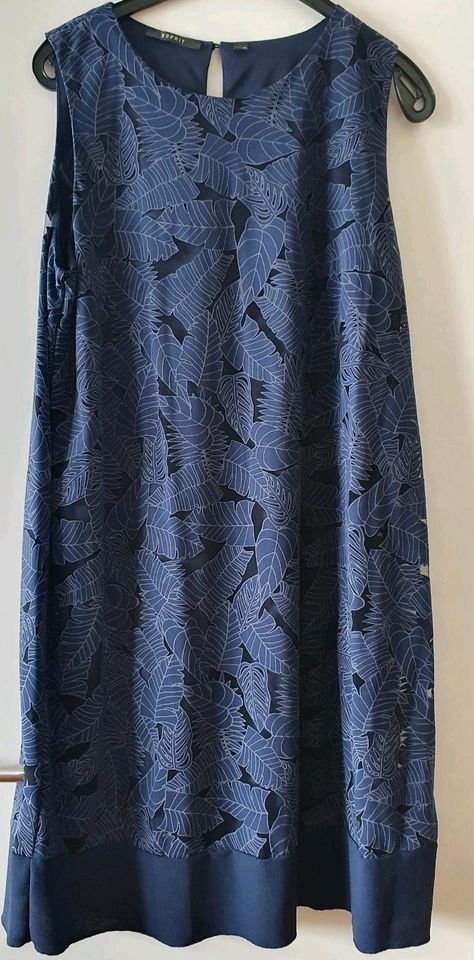 Kleid Esprit Gr. XL 44 blau in Dieburg