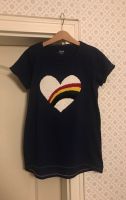 Yigga T-Shirt Gr.146/152 Pailletten Regenbogen Mädchen Marine Niedersachsen - Beckdorf Vorschau