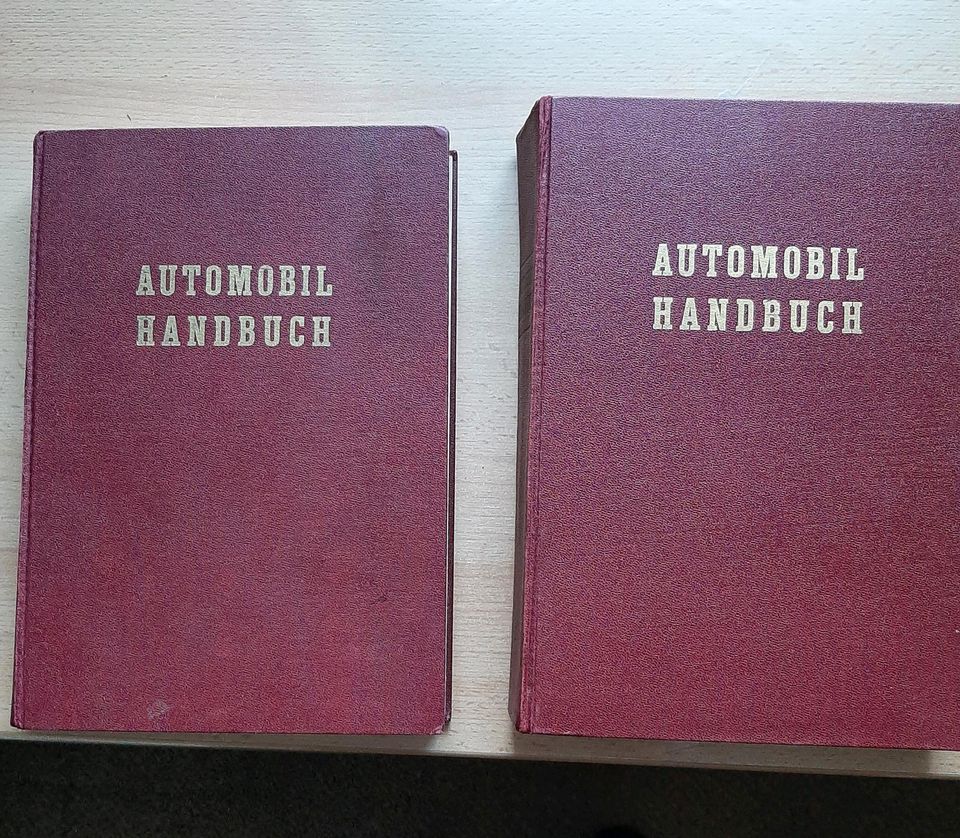 Automobil Handbuch 1951 Band 1+2 in Haren (Ems)