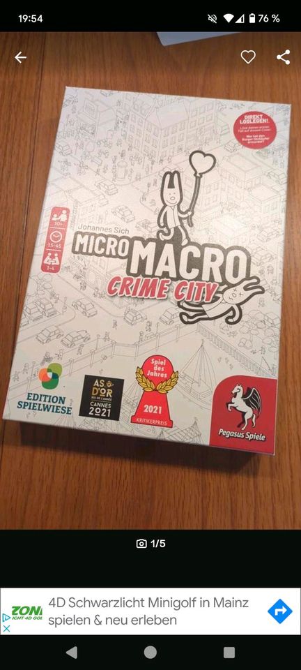 Micro Macro Spiel in Wiesbaden