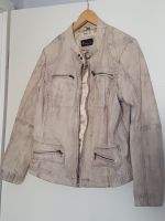 Lederjacke Bikerstyle XXL/44 beige 7 Eleven TOP! Saarland - Wadgassen Vorschau