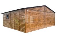 Blechgarage 6x5m 2x Schwingtor Tor Kippfenster Holzoptik TS188 Sachsen - Görlitz Vorschau