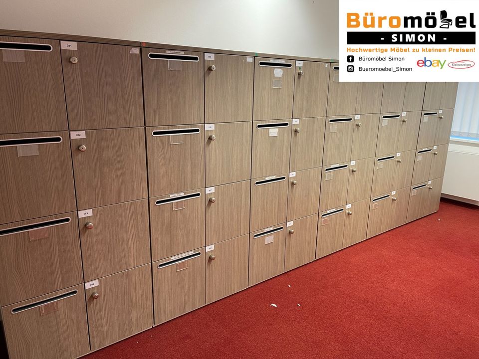 ❗️20x TOP König & Neurath Apothekerschrank weiß Akazie/ manuell höhenverstellbare Schreibtische/ Stehtisch/ Büroset/ Sideboard/ elektrisch höhenverstellbare Schreibtische/ Wertfachschrank/ Raumtrenner in Linden