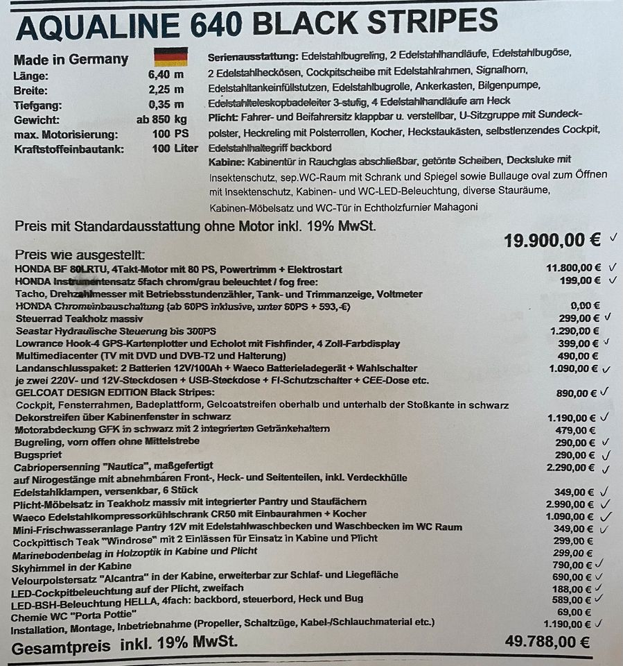Aqualine 640 Family Black Stripes in Schadeleben