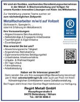 Metallfacharbeiter m/w/d auf Vollzeit Bayern - Dietersburg Vorschau